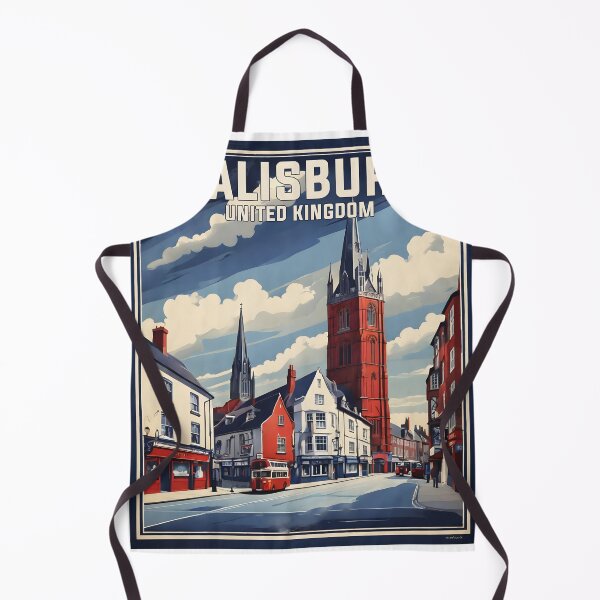 Item preview, Salisbury United Kingdom Vintage Travel Tourism designed and sold by TravelersGems.