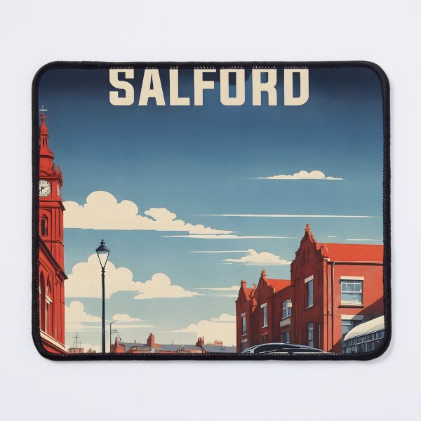 Item preview, Salford United Kingdom Vintage Travel Tourism  designed and sold by TravelersGems.