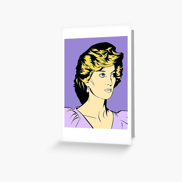 Princess Diana Queen of Hearts Greeting Card