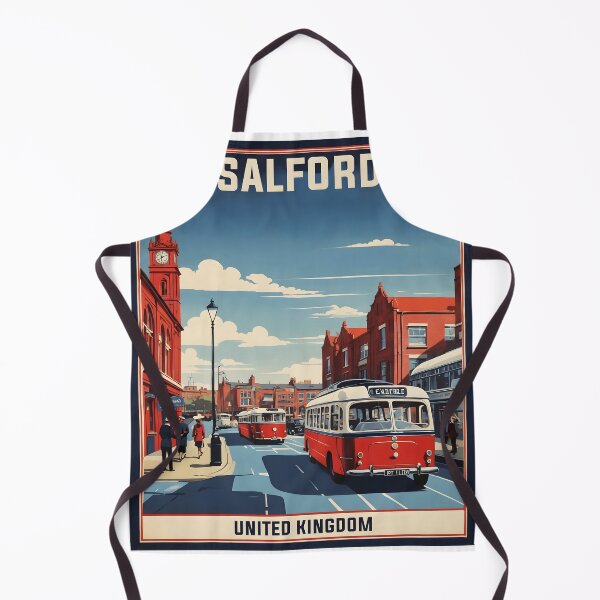 Item preview, Salford United Kingdom Vintage Travel Tourism designed and sold by TravelersGems.