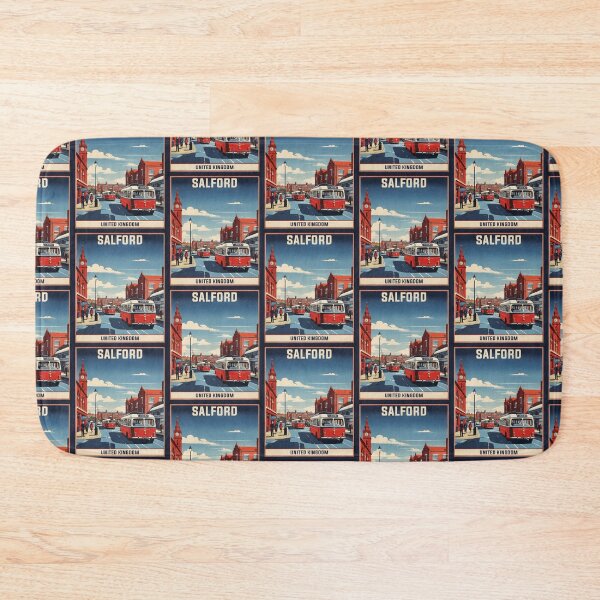 Item preview, Salford United Kingdom Vintage Travel Tourism  designed and sold by TravelersGems.
