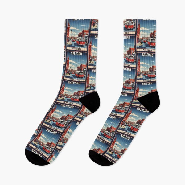 Item preview, Salford United Kingdom Vintage Travel Tourism  designed and sold by TravelersGems.