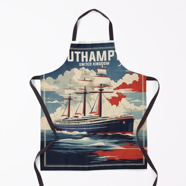 Item preview, Southampton United Kingdom Vintage Travel Tourism designed and sold by TravelersGems.