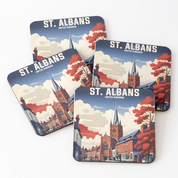 Item preview, St Albans United Kingdom Vintage Travel Tourism  designed and sold by TravelersGems.
