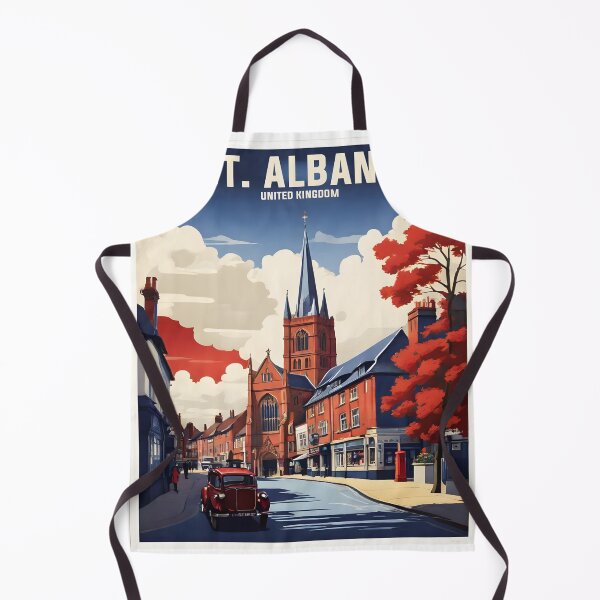 Item preview, St Albans United Kingdom Vintage Travel Tourism designed and sold by TravelersGems.