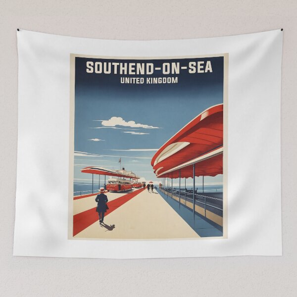 Item preview, Southend on Sea United Kingdom Vintage Travel Tourism  designed and sold by TravelersGems.