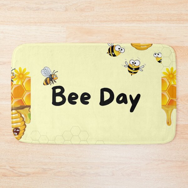 Item preview, Bee Day – Cute Honeybee Celebration Poster designed and sold by Breaking Shop.