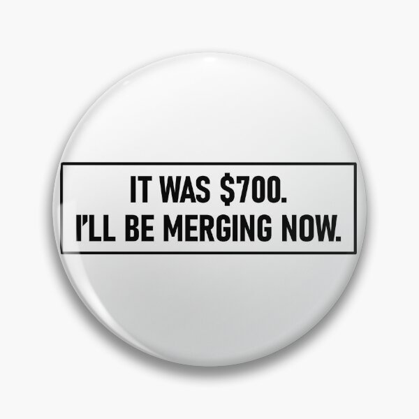 Item preview, It Was $700 I’ll Be Merging Now Funny Bumper designed and sold by Jaxym.