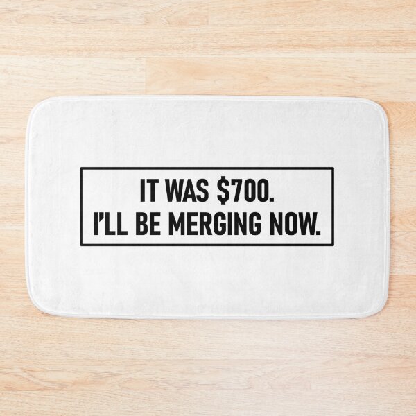 Item preview, It Was $700 I’ll Be Merging Now Funny Bumper designed and sold by Jaxym.