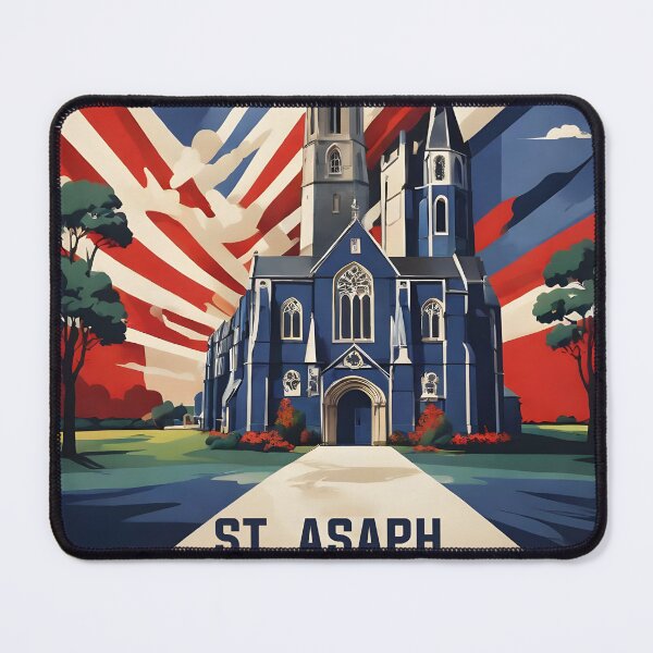Item preview, St Asaph United Kingdom Vintage Travel Tourism designed and sold by TravelersGems.