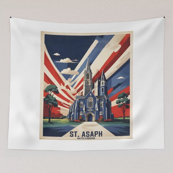Item preview, St Asaph United Kingdom Vintage Travel Tourism designed and sold by TravelersGems.