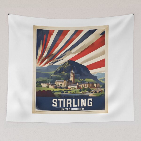 Item preview, Stirling United Kingdom Vintage Travel Tourism designed and sold by TravelersGems.