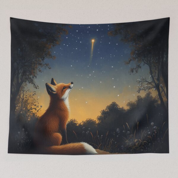 Item preview, Fox Looking A Comet designed and sold by Rtymer.