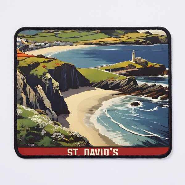Item preview, St Davids United Kingdom Vintage Travel Tourism designed and sold by TravelersGems.