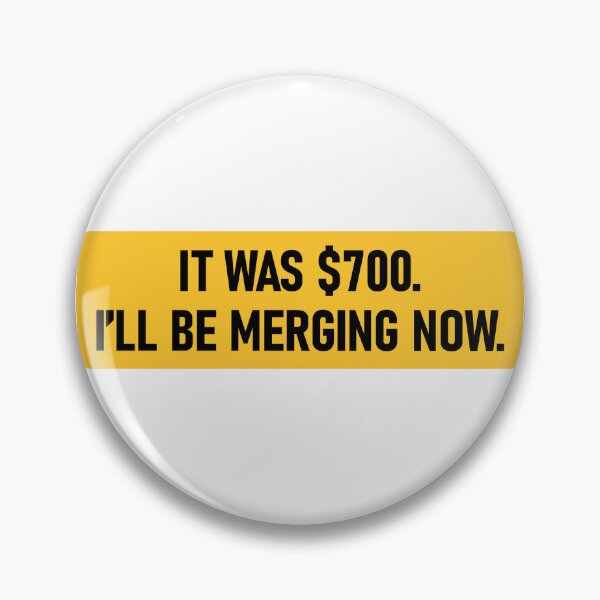Item preview, It Was $700 I’ll Be Merging Now Funny Bumper designed and sold by Jaxym.