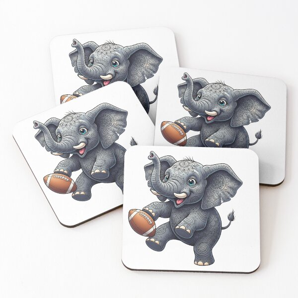 Item preview, Giant Elephant Soccer Kick designed and sold by Dailyprintstyle.