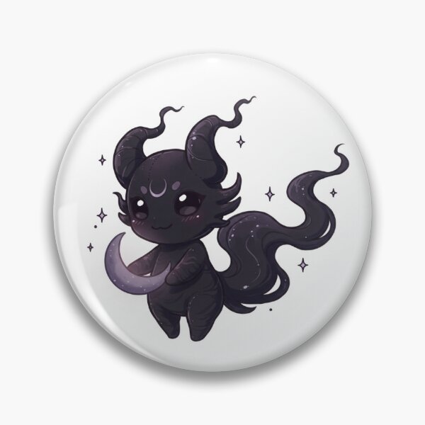 Item preview, Enchanting Dark Moon Spirit with Crescent designed and sold by gint kawaii.