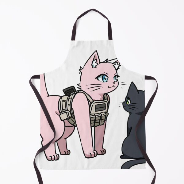 Item preview, Tactical Pink Cat and Black Cat – Military Kawaii Warrior Cats designed and sold by veinmerch.
