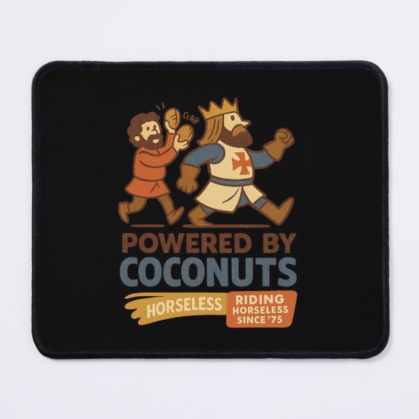 Item preview, Powered by coconuts - Riding Horseless designed and sold by Random-Reality.