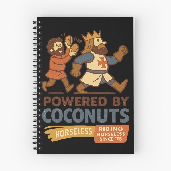 Item preview, Powered by coconuts - Riding Horseless designed and sold by Random-Reality.