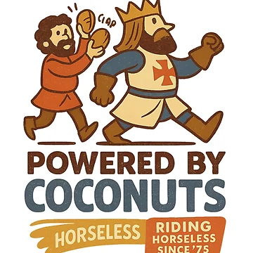 Artwork thumbnail, Powered by coconuts - Riding Horseless by Random-Reality