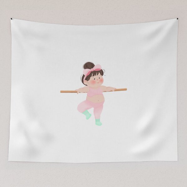 Item preview, Cute chubby girl gymnastic  designed and sold by Charlie-PUM.