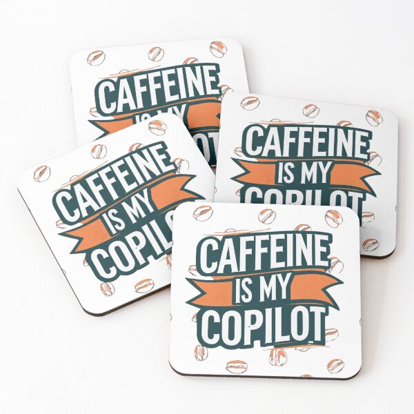 Item preview, Caffeine is My Copilot designed and sold by Coffread.