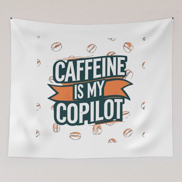 Item preview, Caffeine is My Copilot designed and sold by SR8891.