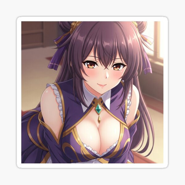 Item preview, Amber Eyed Smile Waifu designed and sold by GerwantSHOP.