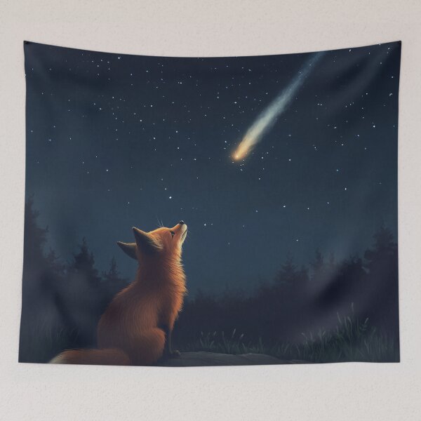 Item preview, Fox Looking A Comet designed and sold by Rtymer.