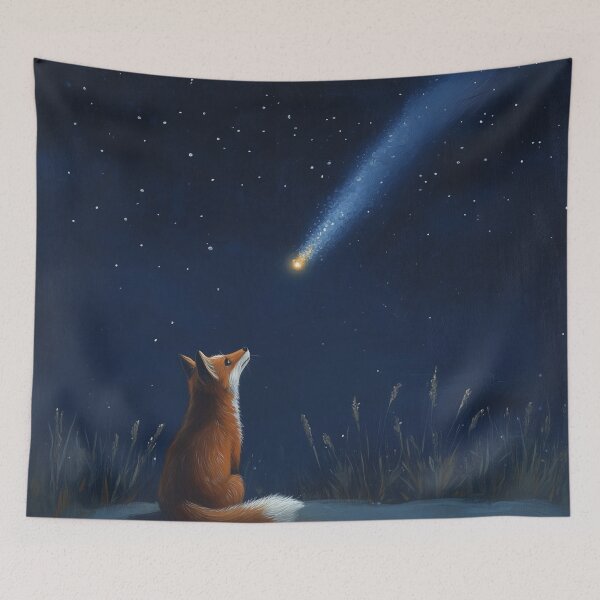 Item preview, Fox Looking A Comet designed and sold by Rtymer.