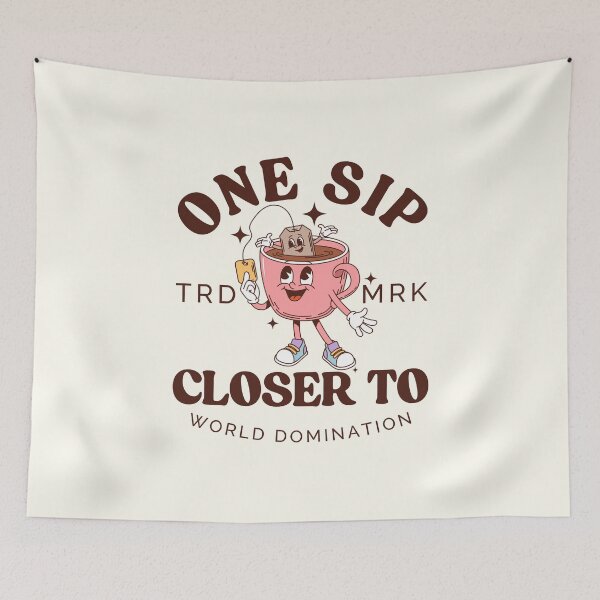 Item preview, One sip closer to world domination designed and sold by Peerless-Prime.