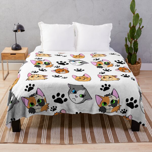 Item preview, Cute multicolor cat pattern designed and sold by SleepyCalico.