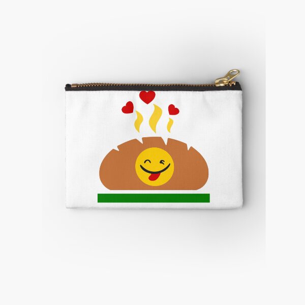 Item preview, Smiley Freshly Baked Bread with Tongue Out - Eat and Spread Fun and Love designed and sold by Fantabulous.