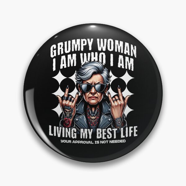 Item preview, Grumpy Woman Living My Best Life designed and sold by Belarte.shop.