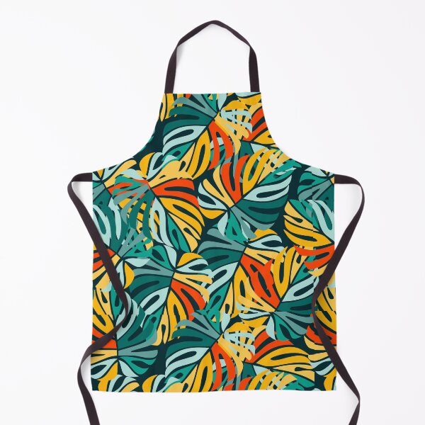 Item preview, "Tropical Monstera Leaf Pattern" . Vibrant Abstract Tropical Jungle Pattern . designed and sold by  StickAndStyle .