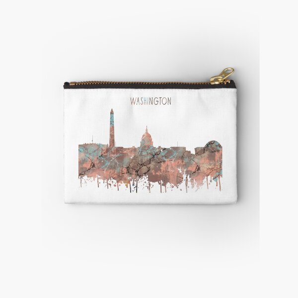 Artikelvorschau, Washington, Washington Skyline, Washington DC, Aquarell Washington entworfen und verkauft von Rosaliartbook.