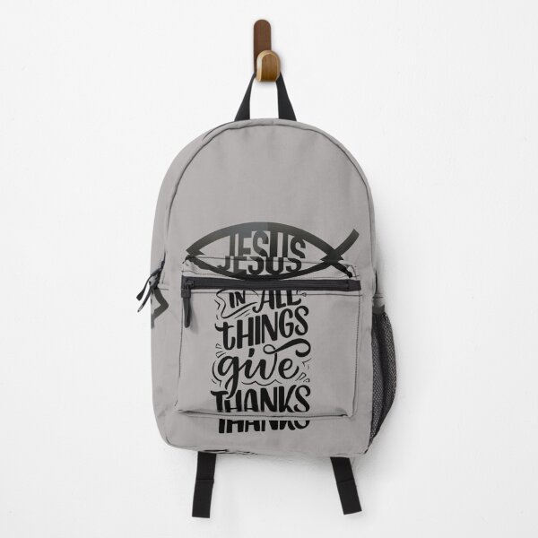 Item preview, Christian Fish , "Give Thanks" Faith Art . designed and sold by StickAndStyle .