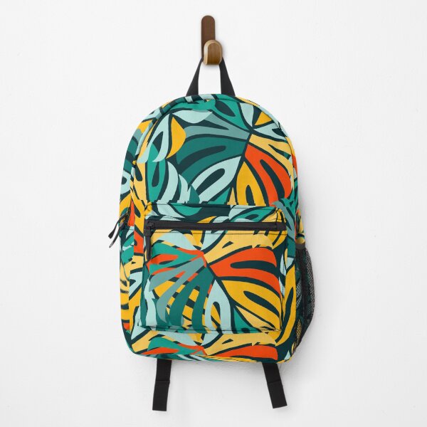 Item preview, "Tropical Monstera Leaf Pattern" . Vibrant Abstract Tropical Jungle Pattern . designed and sold by  StickAndStyle .