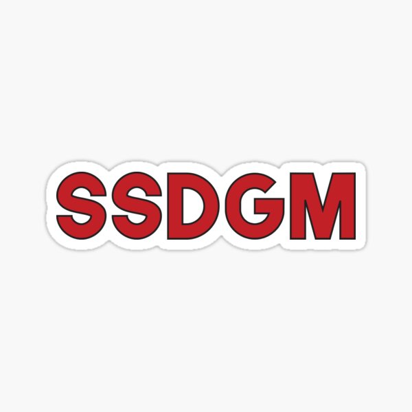 SSDGM Sticker