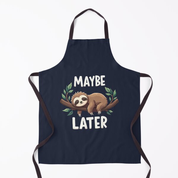 Item preview, Lazy sloth sleeping – Maybe later designed and sold by Danh Style.