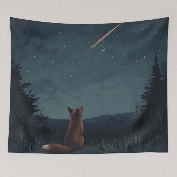 Item preview, Fox Looking A Comet designed and sold by Rtymer.