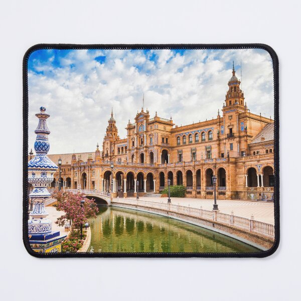 Item preview, Spain, Seville. The Spain Square, Renaissance Revival style in Spanish architecture. designed and sold by Paolo Modena Photography    -   Fine Italian Art.