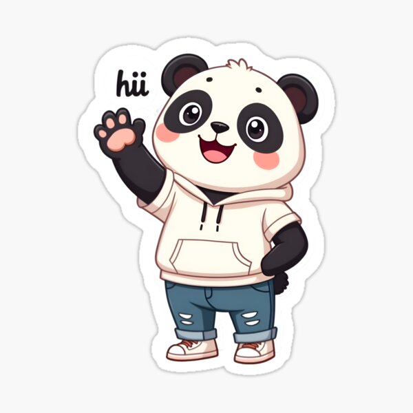 Item preview, Hello panda designed and sold by digitalArtvibe.