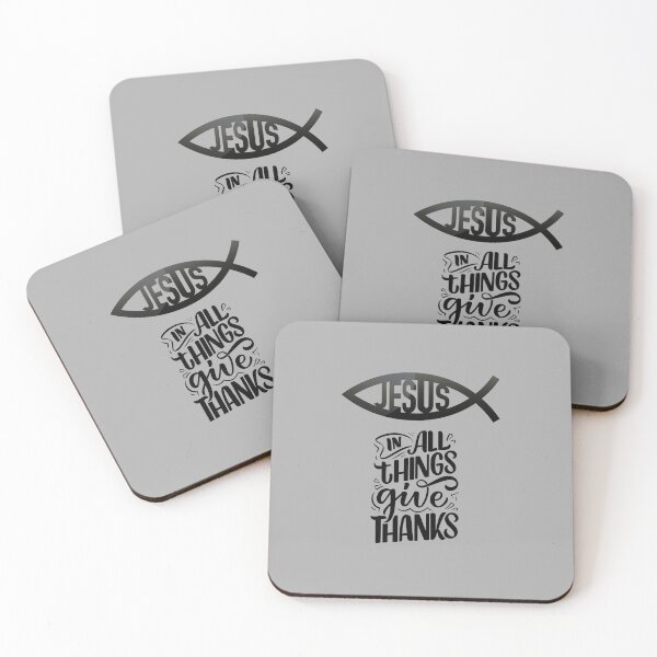 Item preview, Christian Fish , "Give Thanks" Faith Art . designed and sold by  StickAndStyle .