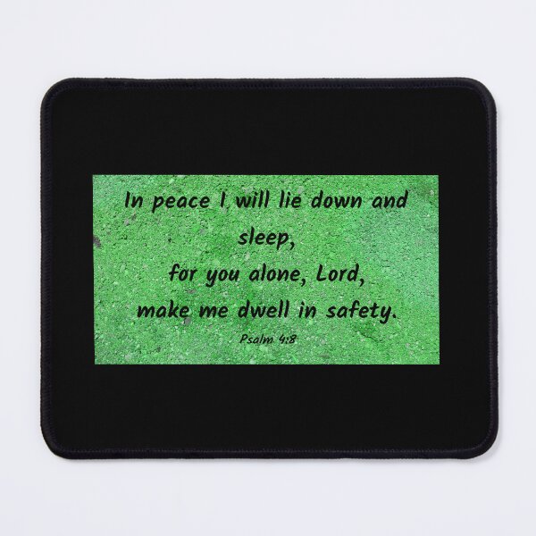 Item preview, Psalm 4:8 designed and sold by McFleur's Lens.