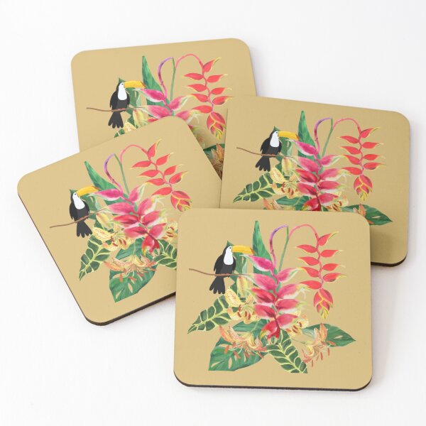 Item preview, Tropical Toucan , Vibrant Botanical Serenity . designed and sold by  StickAndStyle .