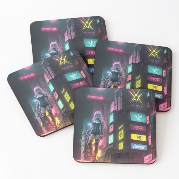 Item preview, Neon Pulse: Cyberpunk City Block designed and sold by Esterlane.