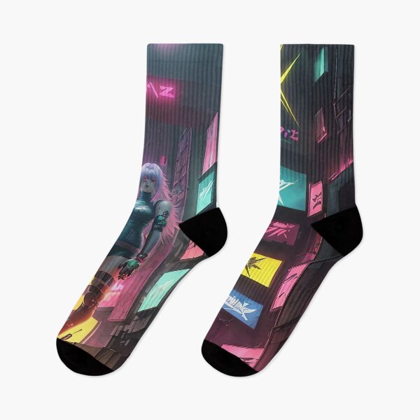Item preview, Neon Pulse: Cyberpunk City Block designed and sold by Esterlane.