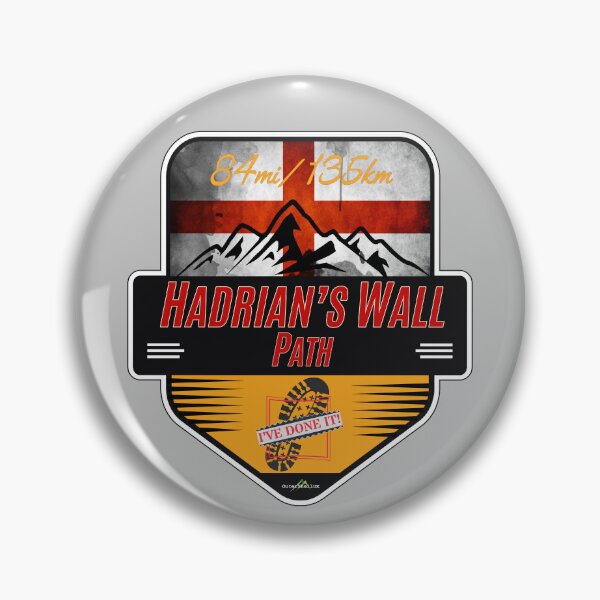 Item preview, Hadrian's Wall Path Hiking I've Done It! England Sticker T-Shirt 01 designed and sold by OuterShellUK.
